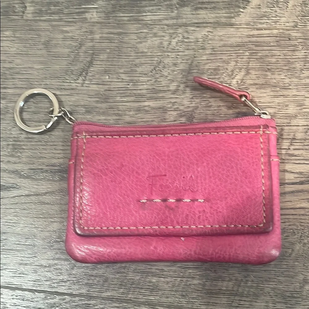 Fossil Pink Key & Card Holder Accessory - Picture 1 of 4